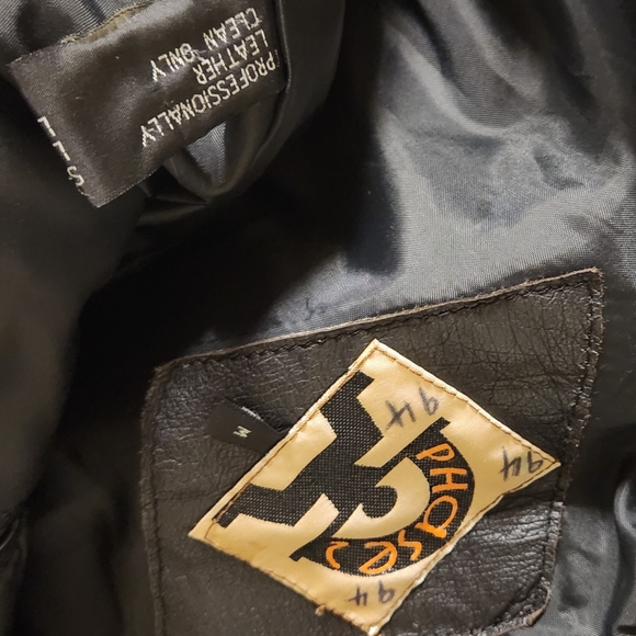 RARE Vintage 100% Leather Jacket - Picture 6 of 10